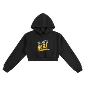 That's Her! 2 Pc Crop Top Hoody